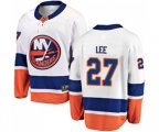 New York Islanders #27 Anders Lee Fanatics Branded White Away Breakaway NHL Jersey