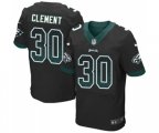 Philadelphia Eagles #30 Corey Clement Black Alternate Drift Fashion Football Jersey