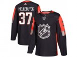 Winnipeg Jets #37 Connor Hellebuyck Black 2018 All-Star Central Division Authentic Stitched NHL Jersey