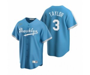 Los Angeles Dodgers Chris Taylor Nike Light Blue Cooperstown Collection Alternate Jersey