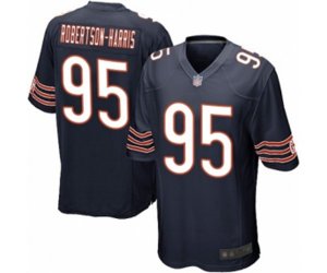 Chicago Bears #95 Roy Robertson-Harris Game Navy Blue Team Color Football Jersey
