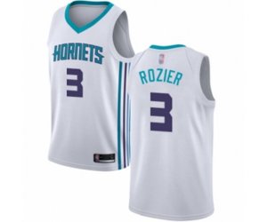 Charlotte Hornets #3 Terry Rozier Swingman White Basketball Jersey - Association Edition