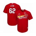St. Louis Cardinals #62 Daniel Ponce de Leon Authentic Red Alternate Cool Base Baseball Player Jersey