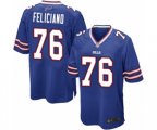 Buffalo Bills #76 Jon Feliciano Game Royal Blue Team Color Football Jersey