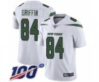 New York Jets #84 Ryan Griffin White Vapor Untouchable Limited Player 100th Season Football Jersey