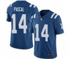 Indianapolis Colts #14 Zach Pascal Royal Blue Team Color Vapor Untouchable Limited Player Football Jersey