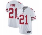 San Francisco 49ers #21 Frank Gore White Vapor Untouchable Limited Player NFL Jersey
