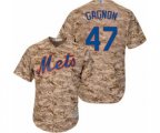 New York Mets Drew Gagnon Replica Camo Alternate Cool Base Baseball Player Jersey