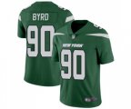 New York Jets #90 Dennis Byrd Green Team Color Vapor Untouchable Limited Player Football Jersey