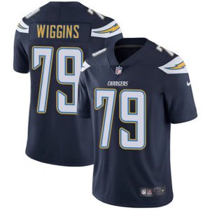 Los Angeles Chargers #79 Kenny Wiggins Navy Blue Team Color Vapor Untouchable Limited Player NFL Jersey