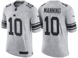 New York Giants #10 Eli Manning 2016 Gridiron Gray II NFL Limited Jersey