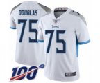 Tennessee Titans #75 Jamil Douglas White Vapor Untouchable Limited Player 100th Season Football Jersey