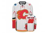 Calgary Flames Customized Jersey white road man hockey