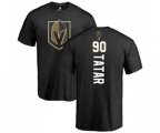 Vegas Golden Knights #90 Tomas Tatar Black Backer T-Shirt