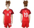 2017-18 USA #19 ZUSI Women Away Soccer Jersey