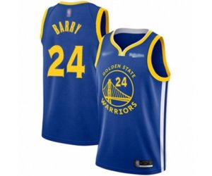 Golden State Warriors #24 Rick Barry Swingman Royal Finished Basketball Jersey - Icon Edition