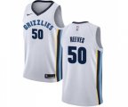 Memphis Grizzlies #50 Bryant Reeves Authentic White NBA Jersey - Association Edition