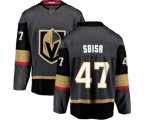 Vegas Golden Knights #47 Luca Sbisa Authentic Black Home Fanatics Branded Breakaway NHL Jersey