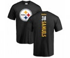 Pittsburgh Steelers #38 Jaylen Samuels Black Backer T-Shirt