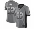 Oakland Raiders #52 Marquel Lee Limited Gray Rush Drift Fashion Football Jersey