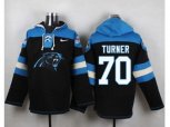 Carolina Panthers #70 Trai Turner Black Player Pullover NFL Hoodie