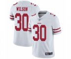 San Francisco 49ers #30 Jeff Wilson White Vapor Untouchable Limited Player Football Jersey