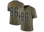 Los Angeles Chargers #86 Hunter Henry Limited Olive 2017 Salute to Service NFL Jersey