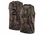New Orleans Pelicans #2 Lonzo Ball Swingman Camo Realtree Collection Basketball Jersey
