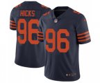 Chicago Bears #96 Akiem Hicks Limited Navy Blue Rush Vapor Untouchable Football Jersey