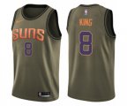 Phoenix Suns #8 George King Swingman Green Salute to Service NBA Jersey