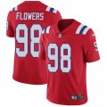 New England Patriots #98 Trey Flowers Red Alternate Vapor Untouchable Limited Player NFL Jersey