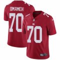New York Giants #70 Patrick Omameh Red Alternate Vapor Untouchable Limited Player NFL Jersey