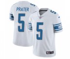 Detroit Lions #5 Matt Prater Limited White Vapor Untouchable Football Jersey