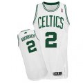 Boston Celtics #2 Red Auerbach Authentic White Home NBA Jersey