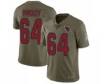 Arizona Cardinals #64 J.R. Sweezy Limited Olive 2017 Salute to Service Football Jersey