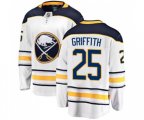 Buffalo Sabres #25 Seth Griffith Fanatics Branded White Away Breakaway NHL Jersey