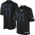 New England Patriots #11 Julian Edelman Limited Black Impact NFL Jersey
