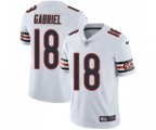 Chicago Bears #18 Taylor Gabriel White Vapor Untouchable Limited Player Football Jersey