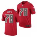 Tampa Bay Buccaneers #78 Tristan Wirfs Nike Red Color Rush Vapor Limited Jersey
