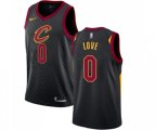 Cleveland Cavaliers #0 Kevin Love Authentic Black Alternate Basketball Jersey Statement Edition