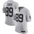 Oakland Raiders #89 Amari Cooper Limited Gray Gridiron II NFL Jersey