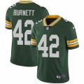 Green Bay Packers #42 Morgan Burnett Green Team Color Vapor Untouchable Limited Player NFL Jersey