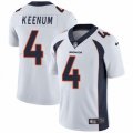 Denver Broncos #4 Case Keenum White Vapor Untouchable Limited Player NFL Jersey