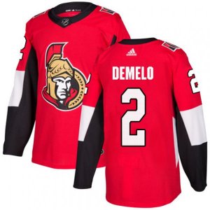 Ottawa Senators #2 Dylan DeMelo Premier Red Home NHL Jersey