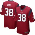 Houston Texans #38 Justin Reid Game Red Alternate NFL Jersey