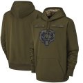 NFL Chicago Bears Nike Olive Salute to Service Pullover Hoodie