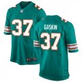 Miami Dolphins #37 Myles Gaskin Nike Aqua Retro Alternate Vapor Limited Jersey