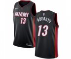Miami Heat #13 Edrice Adebayo Swingman Black Road NBA Jersey - Icon Edition