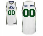 Utah Jazz White Custom Basketball Jerseys