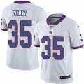 New York Giants #35 Curtis Riley Limited White Rush Vapor Untouchable NFL Jersey